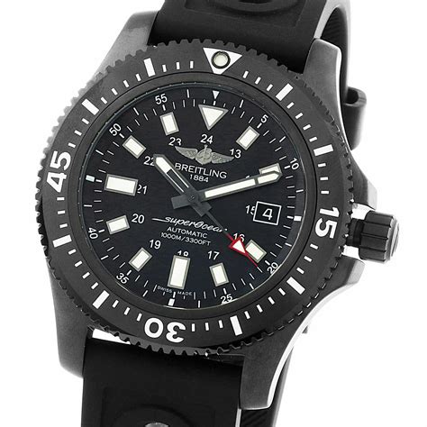 breitling superocean special black steel